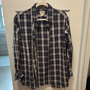 LL Bean Vintage Men’s Plaid Shirt